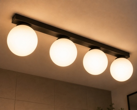 Ceiling Lamp 4xE14 MONDI BLACK