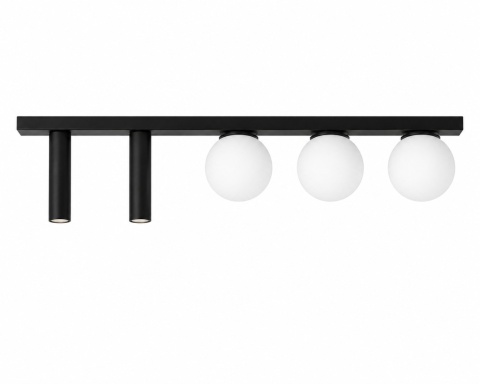 Lampa sufitowa 5xE27 MONDI BLACK MIX
