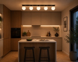 Ceiling Lamp 5xE27 MONDI BLACK