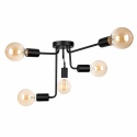 Ceiling Lamp 5xE27 NIXON BLACK