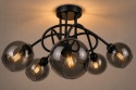 Lampa sufitowa 5xE27 RING BLACK