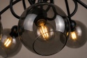 Lampa sufitowa 5xE27 RING BLACK