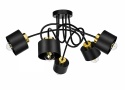 Ceiling Lamp 5xE27 SIMPLY BLACK/GOLD