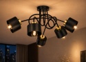 Ceiling Lamp 5xE27 SIMPLY BLACK/GOLD