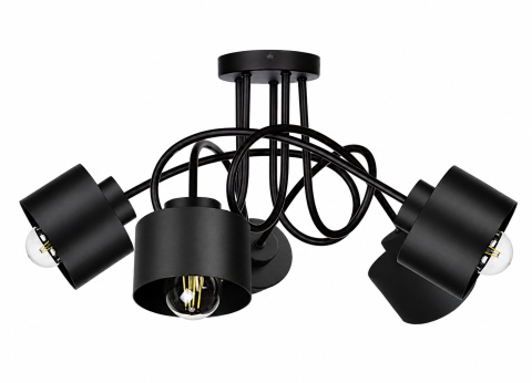 Lampa sufitowa 5xE27 SIMPLY BLACK