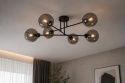 Ceiling Lamp 6xE27 VASCO BLACK/SMOKY