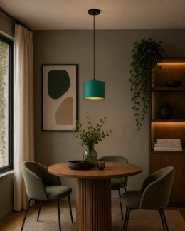 Lampa wisząca 1xE27 FLOW GREEN