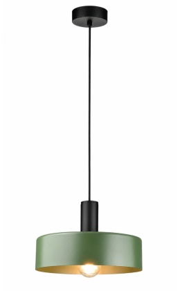 Pendant lamp 1xE27 HAKI BLACK
