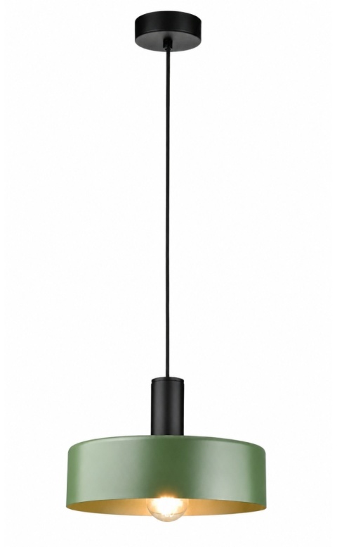 Lampa wisząca 1xE27 HAKI BLACK
