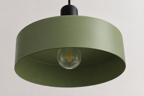 Lampa wisząca 1xE27 HAKI BLACK
