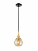 Pendant lamp 1xE27 LACRIMA HONEY/GOLD