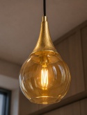 Pendant lamp 1xE27 LACRIMA HONEY/GOLD