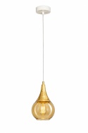 Pendant lamp 1xE27 LACRIMA WHITE