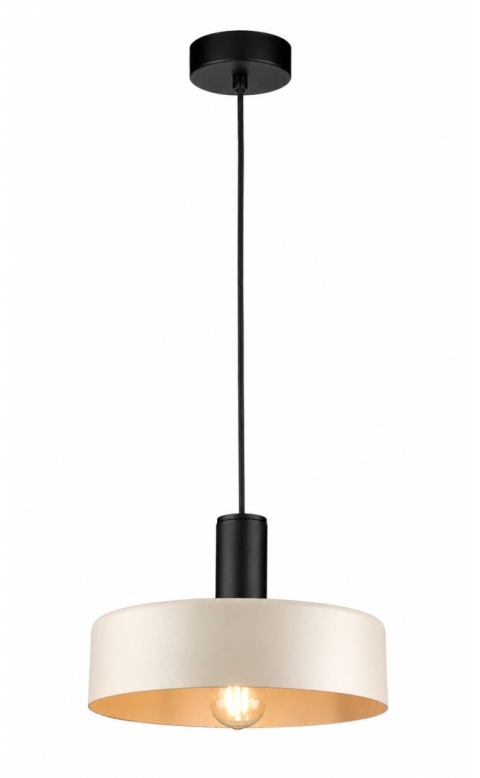 Lampa wisząca 1xE27 LATTE BLACK