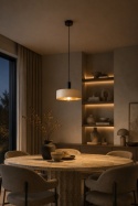 Lampa wisząca 1xE27 LATTE BLACK