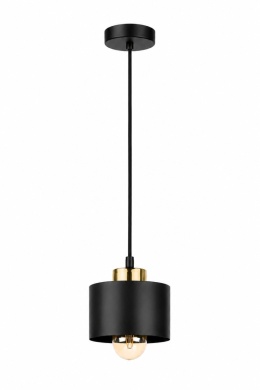 Pendant lamp 1xE27 SIMPLY BLACK/GOLD