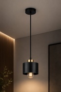 Lampa wisząca 1xE27 SIMPLY BLACK/GOLD