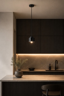 Lampa wisząca 1xE27 SIMPLY BLACK