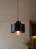 Pendant lamp 1xE27 SIMPLY BLACK