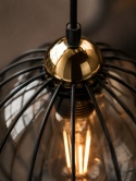 Lampa wisząca 1xE27 SOLO BLACK/GOLD