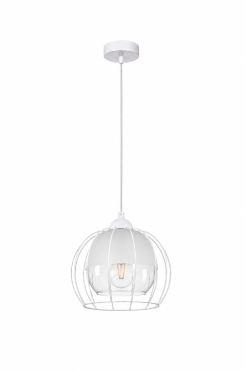 Pendant lamp 1xE27 SOLO WHITE