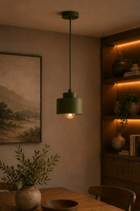 Lampa wisząca 1xE27 Simply Khaki