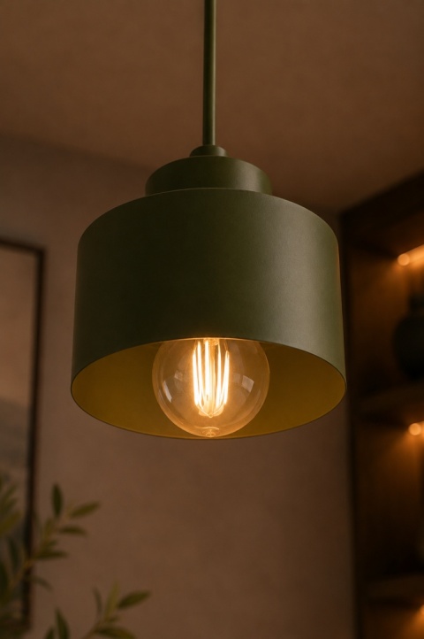 Lampa wisząca 1xE27 Simply Khaki