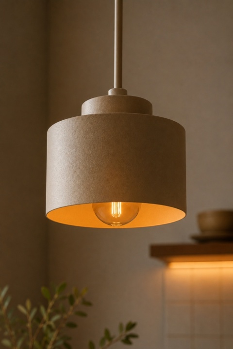 Lampa wisząca 1xE27 Simply Latte