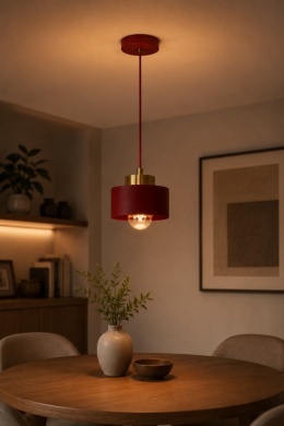 Lampa wisząca 1xE27 Simply Wine/Gold