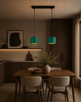 Lampa wisząca 2xE27 FLOW GREEN
