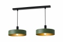 Pendant lamp 2xE27 HAKI BLACK