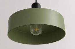 Lampa wisząca 2xE27 HAKI BLACK
