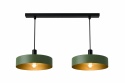 Pendant lamp 2xE27 HAKI BLACK