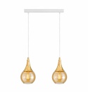 Pendant lamp 2xE27 LACRIMA WHITE