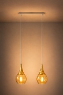 Pendant lamp 2xE27 LACRIMA WHITE