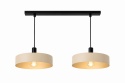 Lampa wisząca 2xE27 LATTE BLACK