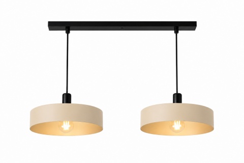 Lampa wisząca 2xE27 LATTE BLACK