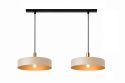 Lampa wisząca 2xE27 LATTE GOLD 2972