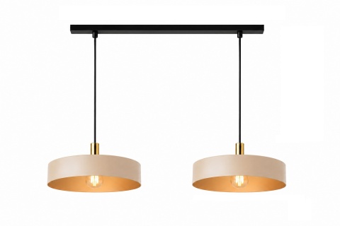 Lampa wisząca 2xE27 LATTE GOLD 2972
