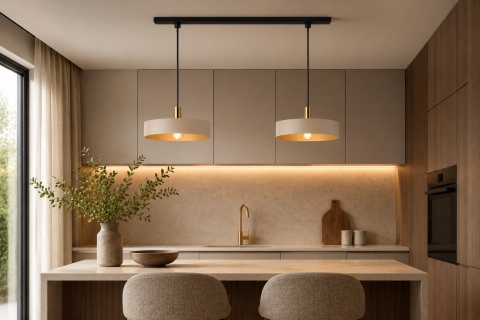 Lampa wisząca 2xE27 LATTE GOLD 2972