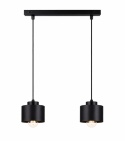 Pendant lamp 2xE27 SIMPLY BLACK