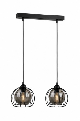 Lampa wisząca 2xE27 SOLO BLACK