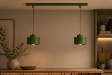 Lampa wisząca 2xE27 Simply Khaki