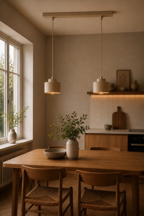 Lampa wisząca 2xE27 Simply Latte