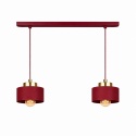 Lampa wisząca 2xE27 Simply Wine/Gold