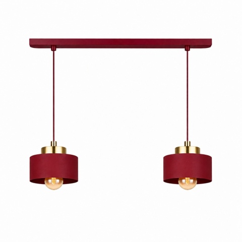 Lampa wisząca 2xE27 Simply Wine/Gold