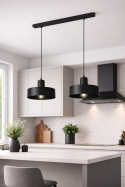 Lampa wisząca 2xE27 Velyo Black