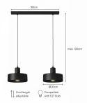 Lampa wisząca 2xE27 Velyo Black