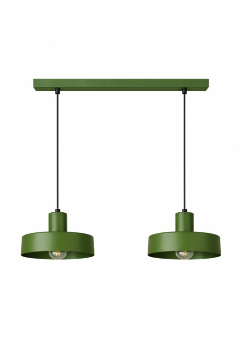 Lampa wisząca 2xE27 Velyo Khaki