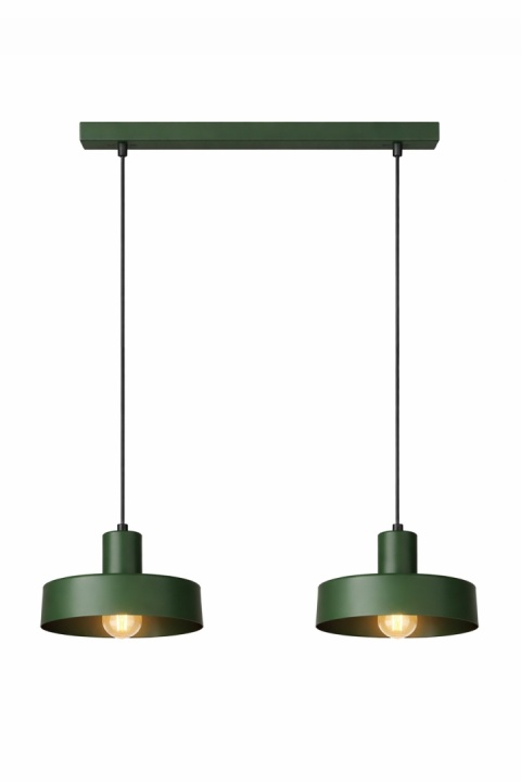 Lampa wisząca 2xE27 Velyo Khaki